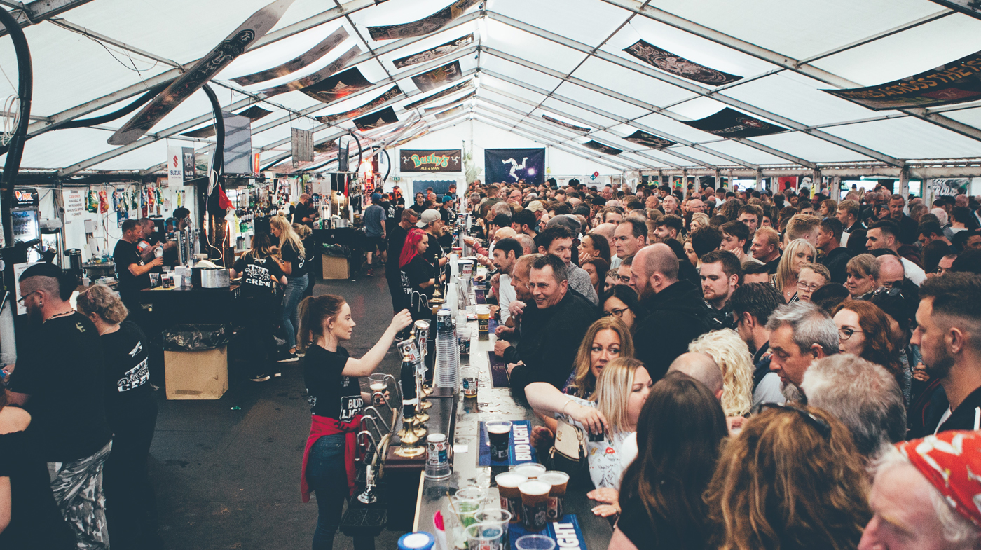 bushy's beer tent